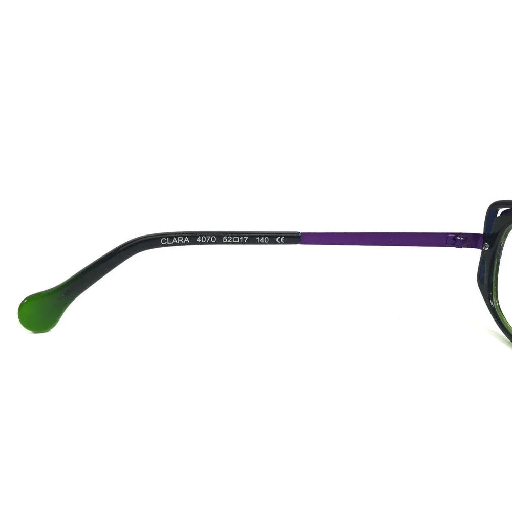 BOZ Eyeglasses Frames CLARA 4070 Clear Green Matte Purple Fade 52-17-140